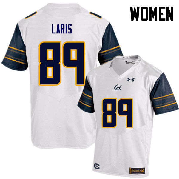 Women #89 Matt Laris Cal Bears (California Golden Bears College) Football Jerseys Sale-White